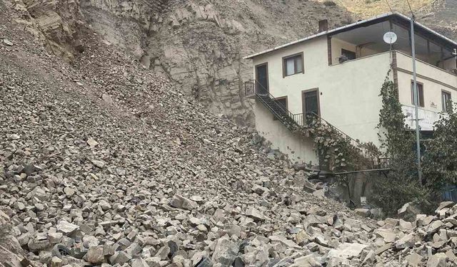 Uzundere’de heyelan önleme çalışmaları, ev ve iş yerlerinde hasara yol açtı