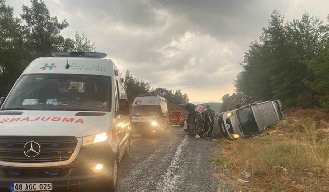 Muğla’da 2 kaza, 1 ölü, 14 yaralı