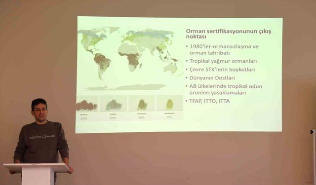 78. Orman Fakültesi konferanslar serisi gerçekleştirildi