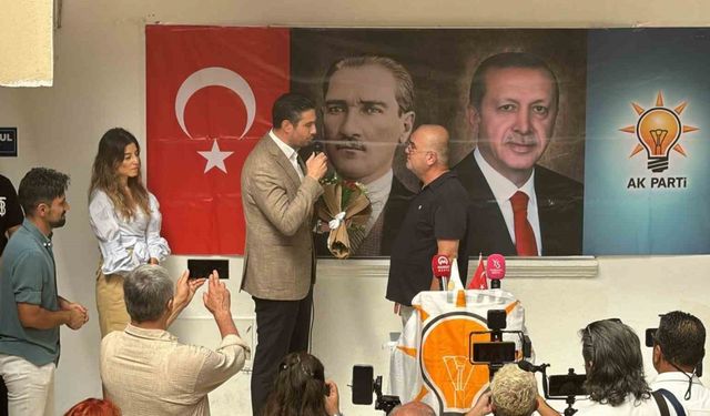 AK Parti Marmaris İlçe Başkanlığında görev değişimi