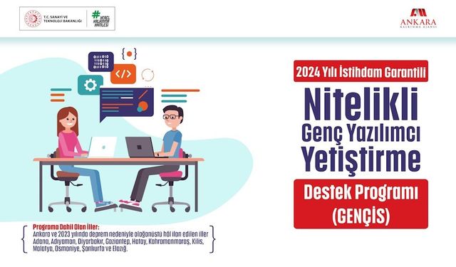 Ankara Kalkınma Ajansı’ndan genç yazılımcılara istihdam garantili eğitim desteği