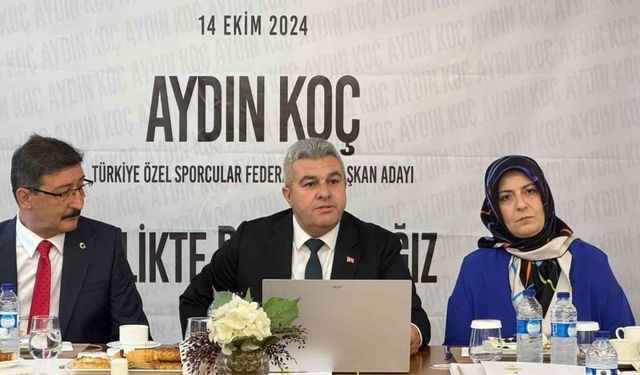 Aydın Koç, TÖSSFED başkanlığına adaylığını açıkladı