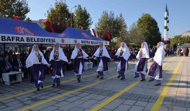 Bafra’da Cumhuriyet Bayramı coşkuyla kutlandı