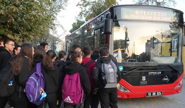 Balıkesir Büyükşehir’in ulaşım desteği aileleri sevindirdi