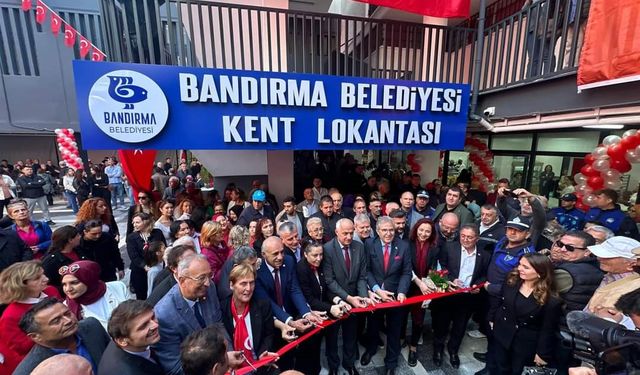 Bandırma Belediyesi 2’nci kent lokantasını hizmete açtı