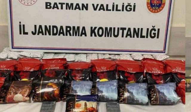 Batman’da çok sayıda gümrük kaçağı sigara ele geçirildi