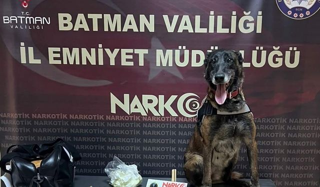 Batman’da durdurulan yolcu otobüsünde skunk madde uyuşturucu yakalandı