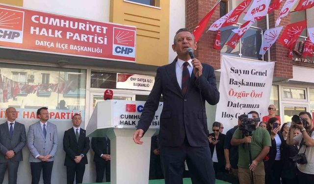 CHP lideri Özel, 13 bin oy aldığı Datça’da bin kişiye seslendi