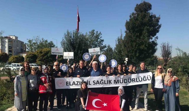 Elazığ’da Dünya Yürüyüş Günü etkinlikleri