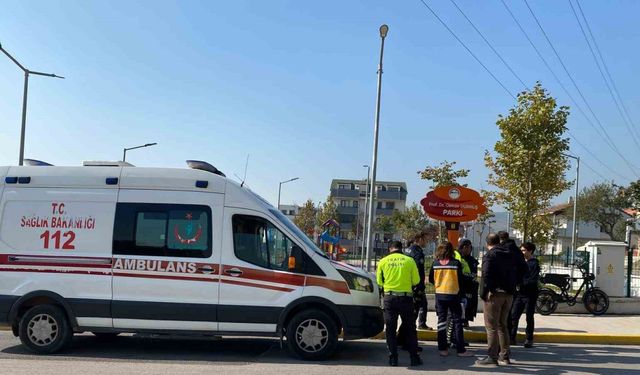 Elektrikli bisikletten düşen 2 çocuk yaralandı