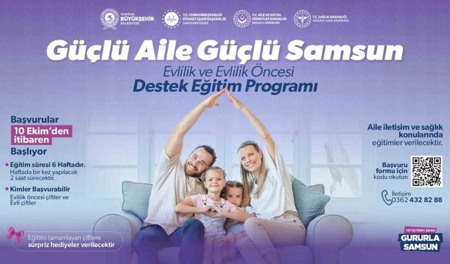 “Güçlü aile, güçlü Samsun” projesi