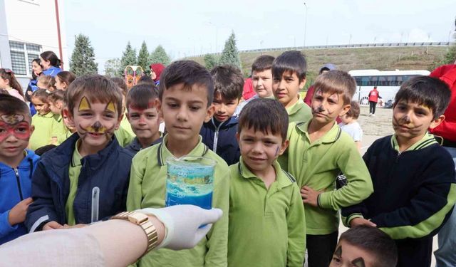 İlkokul öğrencileri bilim etkinliği yaptı