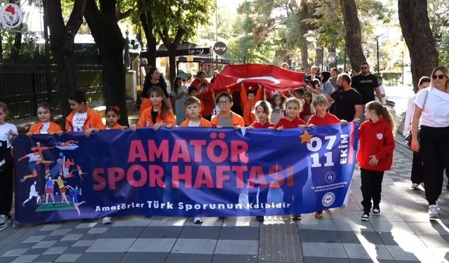 Kırklareli’nde Amatör Spor Haftası yürüyüşle başladı