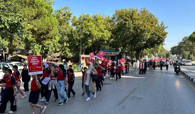 Kızılay Manisa’da sağlıklı yaşam için yürüdü