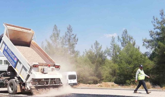 Muğla Büyükşehir Belediyesi 83 kilometre hendek betonu döktü