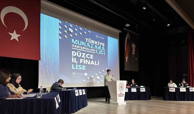 Münazara ligi il finali başladı