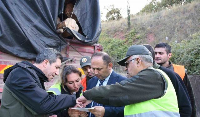 Ormanda mobil kontrol noktalarıyla şok denetimler