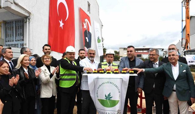 Osmangazi’de yeni kreşin temeli atıldı