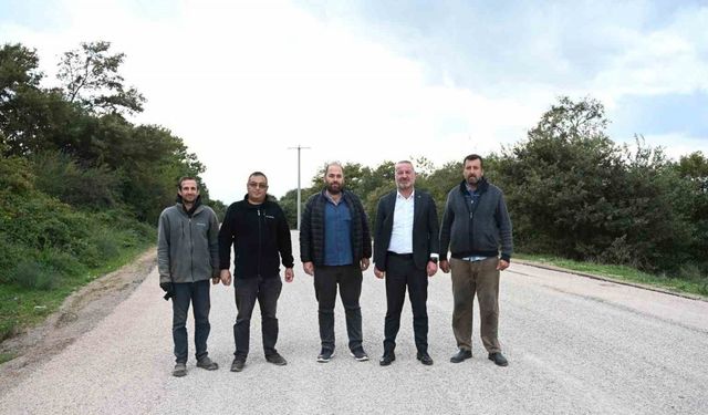 Şahmelek ve Doğla’da yol çalışmaları tamamlandı