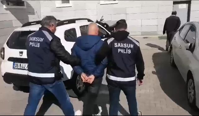 Samsun’da 23,5 yıl hapis cezası ile aranan firari yakalandı