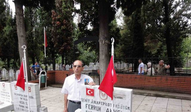 Şehit babası emekli astsubay vefat etti