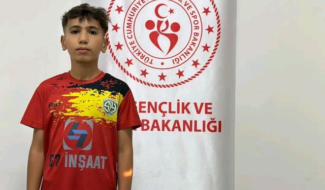 Şırnaklı minik sporcu bin 500 kişi arasından sıyrıldı, Galatasaray’dan davet aldı