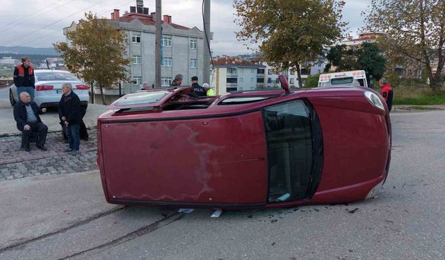 Sürekli kazanın olduğu yolda yine kaza