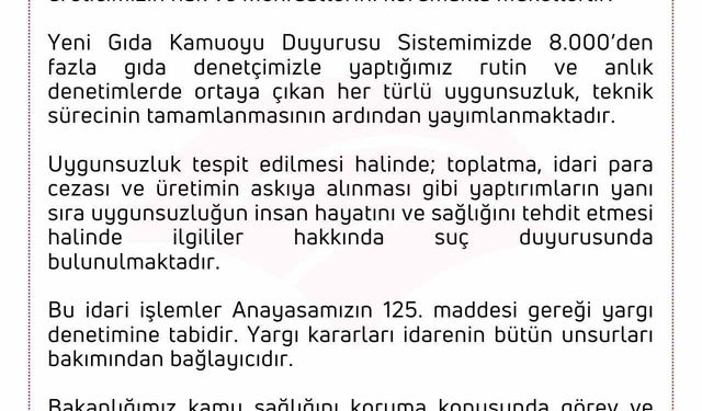 Tarım ve Orman Bakanlığı’ndan köftede tespit edilen domuz eti ile ilgili açıklama