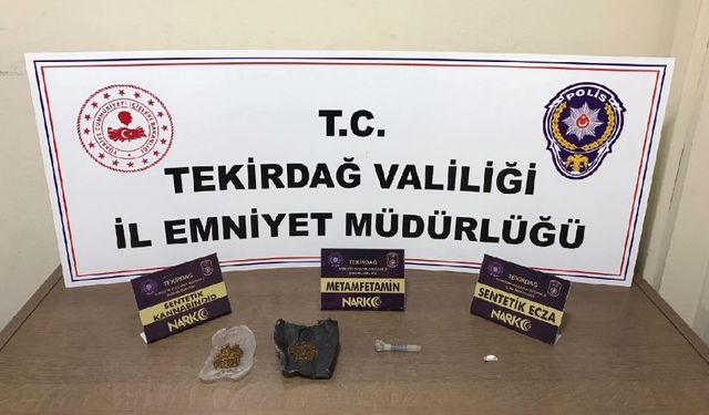 Tekirdağ’da narkotik operasyonları sürüyor