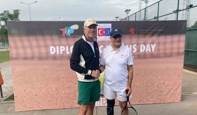 Tenis Federasyonu’nda ’Diplomatik Tenis Günü’ düzenlendi