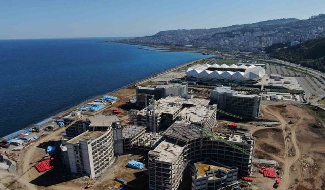 Trabzon Şehir Hastanesi inşaatının yüzde 50’si tamamlandı