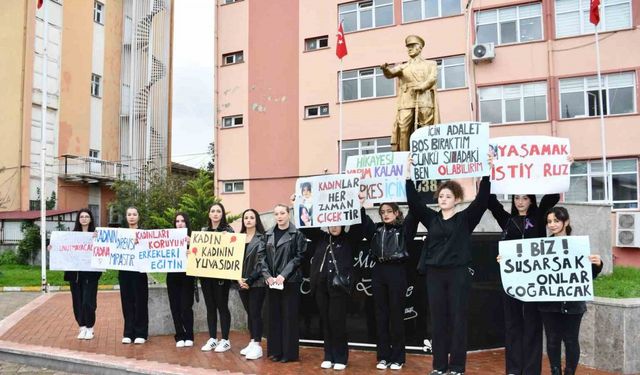 Üniversite öğrencilerinden kadın cinayetlerine tepki