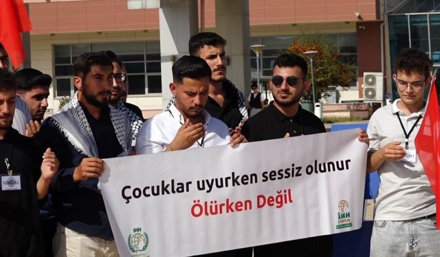 Üniversitelerden Filistin’e destek: "Çocuklar uyurken sessiz olunur, ölürken değil"