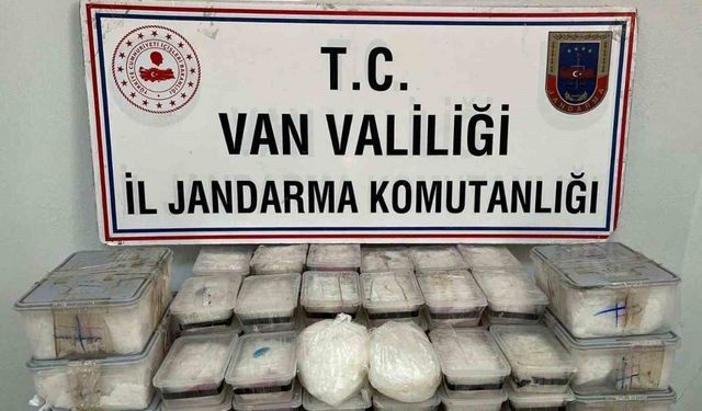 Van’da 71 kilo 629 gram metamfetamin ele geçirildi