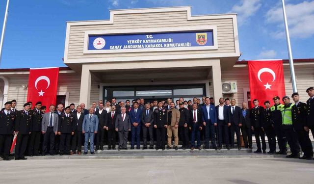 Yenilenen Saray Jandarma Karakolu törenle hizmete açıldı