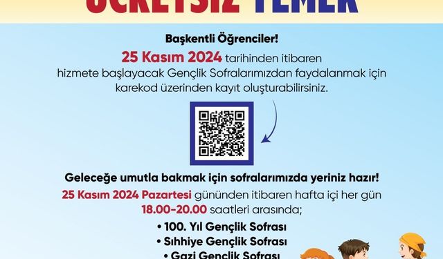 ABB’den öğrencilere ücretsiz yemek