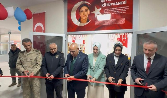 Ağrı’da Şehit Polis Şeyda Yılmaz Kütüphanesi açılışı gerçekleştirildi