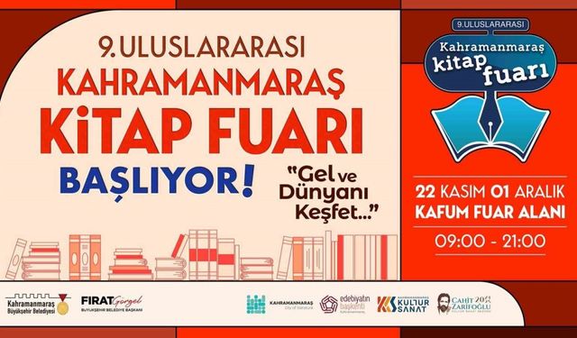 Anadolu’nun en büyük kitap fuarında edebiyat şöleni yaşanacak