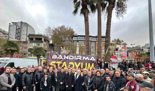 Bandırma halkı stat için ayaklandı