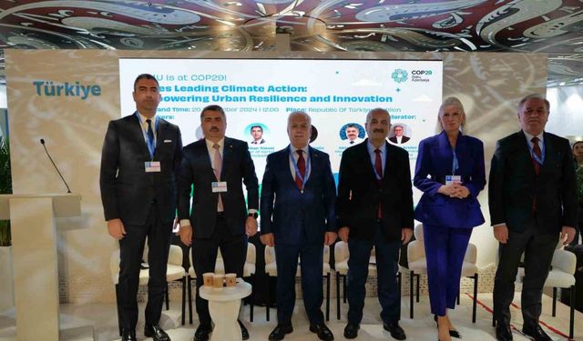 Başkan Gökhan Yüksel, COP29’da konuştu