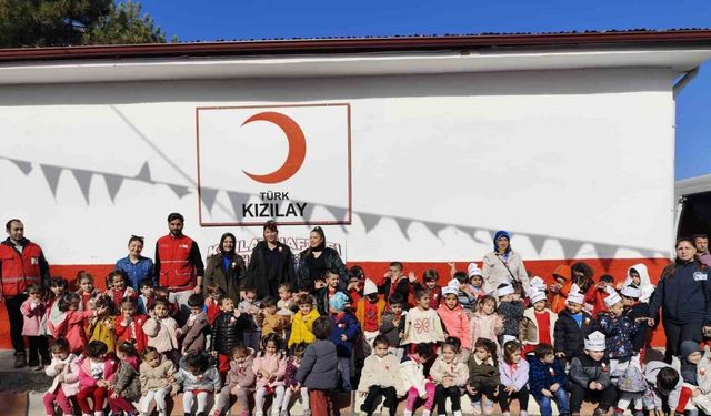 Elazığ’da miniklerden Kızılay’a ziyaret