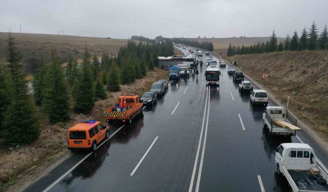 Eskişehir’de otobüs kazası: 1 ölü, 1’i ağır 42 yaralı