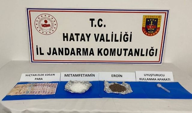 Hatay’da jandarma ekiplerinden uyuşturucu tacirlerine operasyon