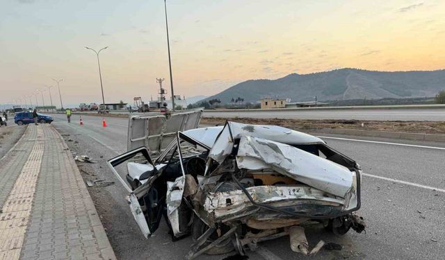 Hurdaya dönen Fiat Tofaş 16 yaşındaki çocuğa mezar oldu