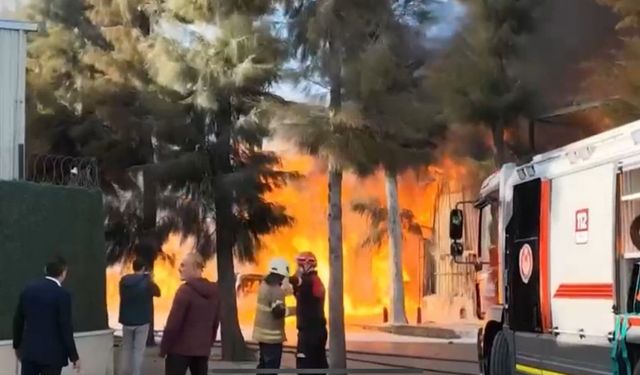 İzmir’in Çiğli ilçesinde bir kimya fabrikasında yangın çıktı. Yangına çok sayıda itfaiye ekibi müdahale ediyor.