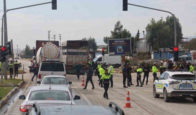 Kamyonun çarptığı adam yaya hayatını kaybetti