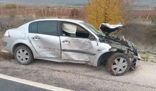 Karaağaç ovasında meydana gelen trafik kazasında 1 kişi yaralandı