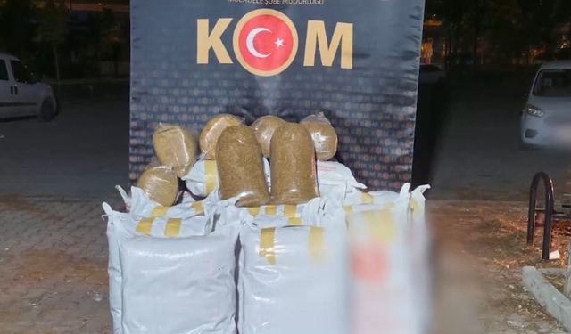 Kayseri’de 655 kilo kaçak tütün ele geçrildi