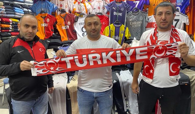 Kayseri’de milli takım formalarının satışı arttı