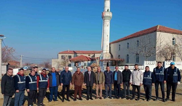 Keşan’da kontrollü şekilde yıkılan hasarlı minarenin yerine yenisi yapılacak